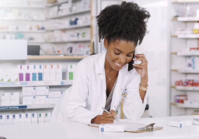 Pharmacist at a pharmacy